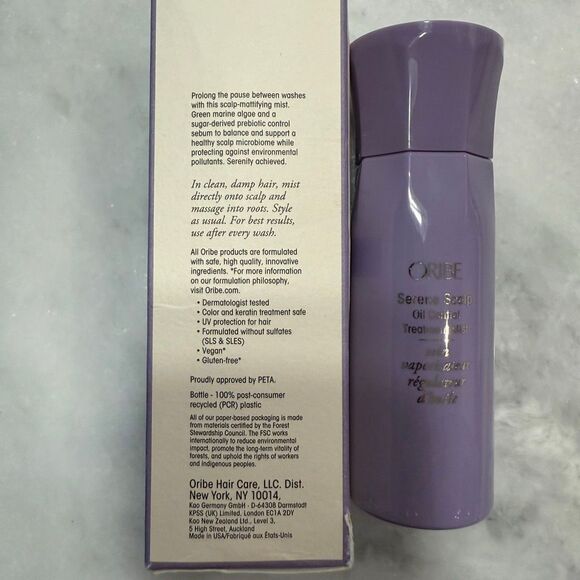 NWT Oribe Serene Scalp Oil Control Treatment Mist 125 ml - Picture 4 of 5